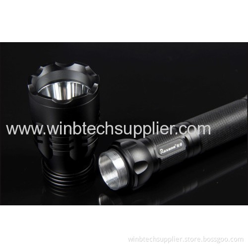 Cree Q5 Aluminum Alloy Led Torch 260lumens 2x18650 Battery